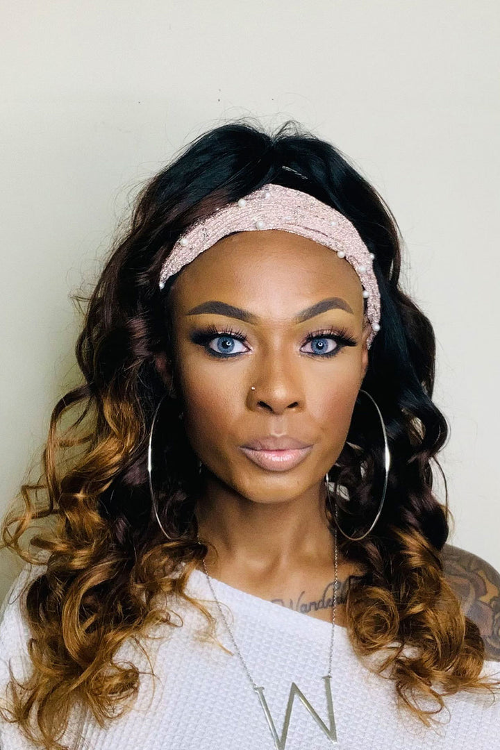 Ombre Body Wave Mode Stirnband Perücke Menschliches Haar HBW16