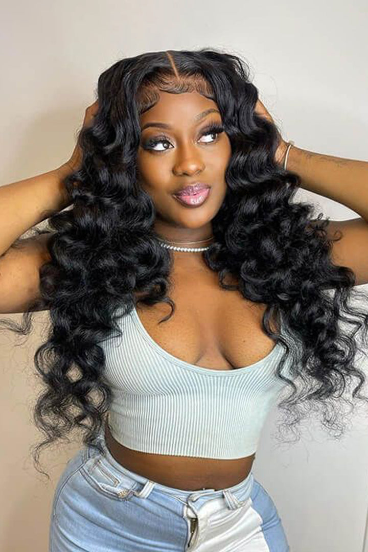 13x6 Glueless Hd Lace Loose Wave Wig-HD38