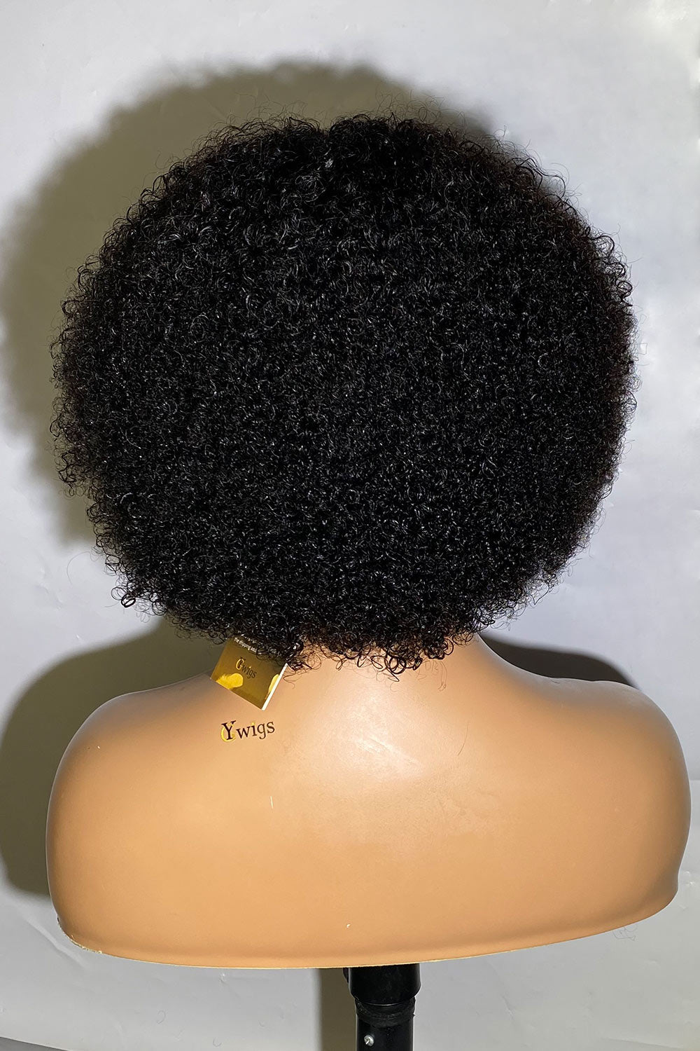 Designer Wigs-Coily Curly Non Lace Scalp Top Human Hair Wigs