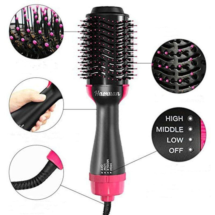Hot Air Comb-2 in 1 Multifunctional Anion Hair Comb And Curler Hair Straightener Hair Dryer - ygwigs