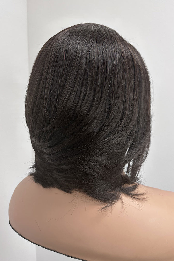 Designer Wigs- 13*4 Transparent Lace Front Wig Human Hair Styles Pixie Bob