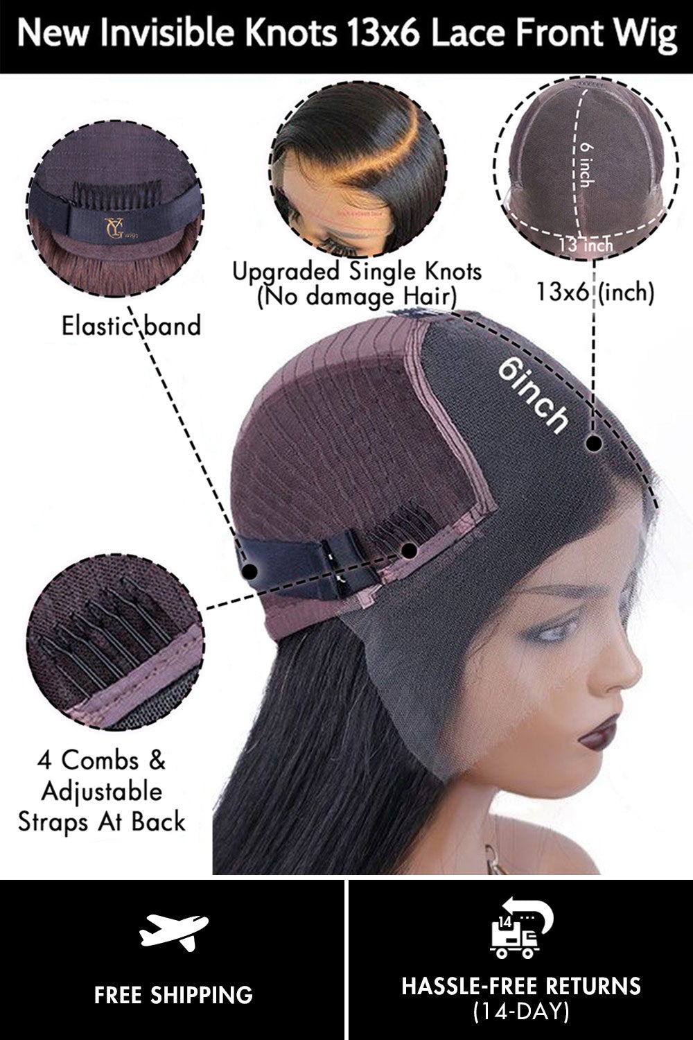 Designer Wigs - Bombshell Body Wave Short Compact 13*6 Lace Front Wig