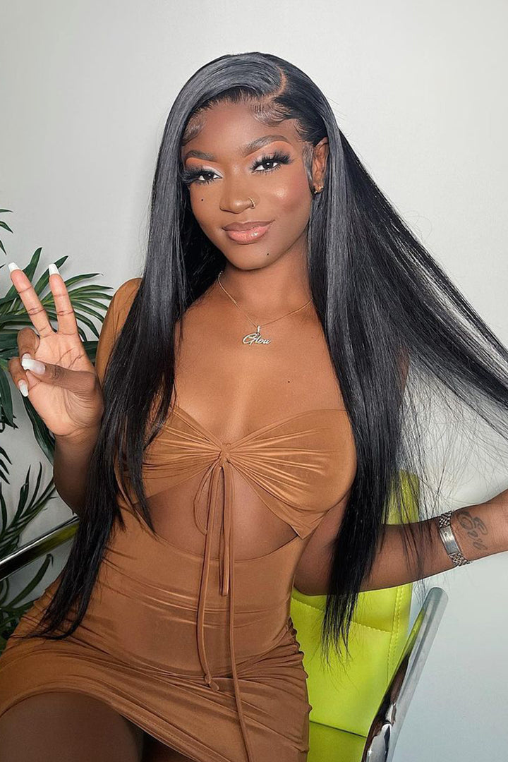 13x4 Lace Front Wig Upgrade Full Lace Straight Glueless Knotless