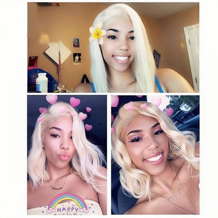 13x4 lace front wig straight bob 613# ygwigs-6