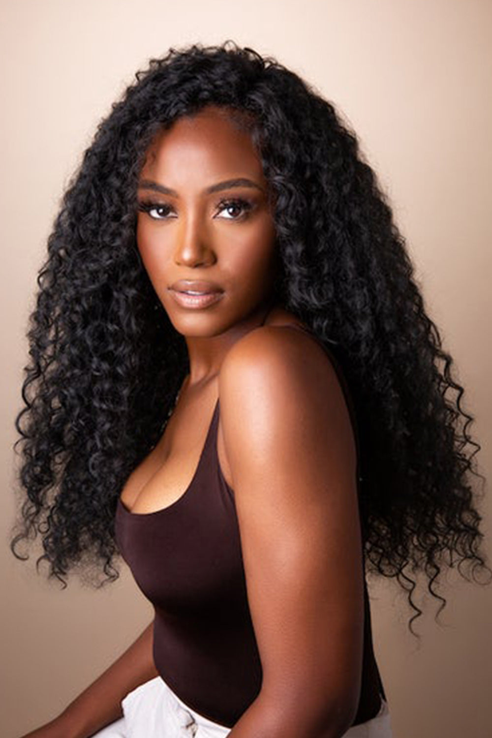 360 Lace Wigs Deep Curly Glueless Pre Plucked Most Natural Looking-3