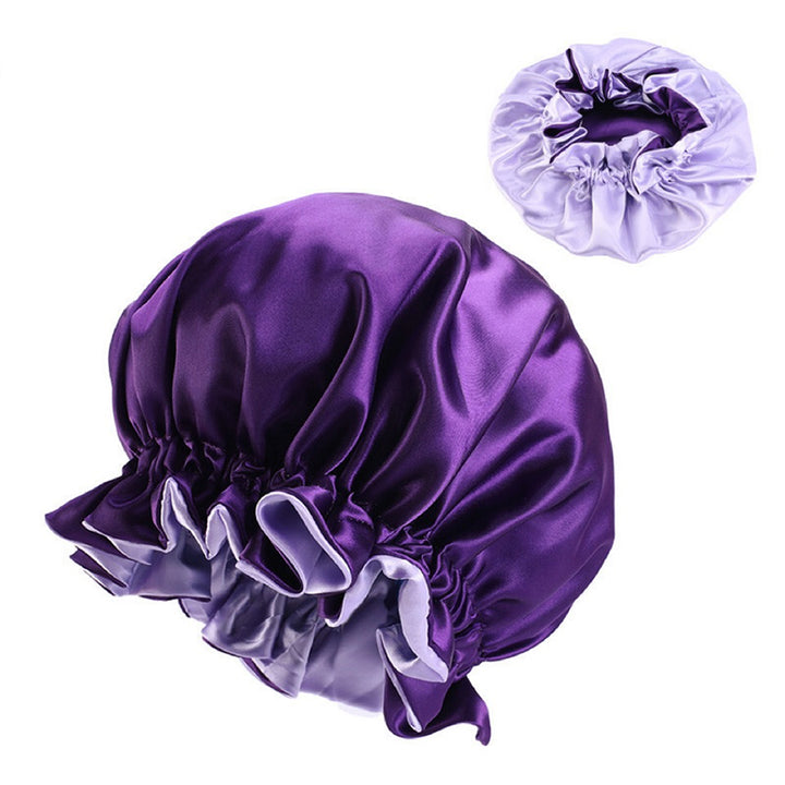 YGwigs Double Layer Women's Satin Night Sleep Bonnet With High-Grade Elastic Band SB01 - ygwigs