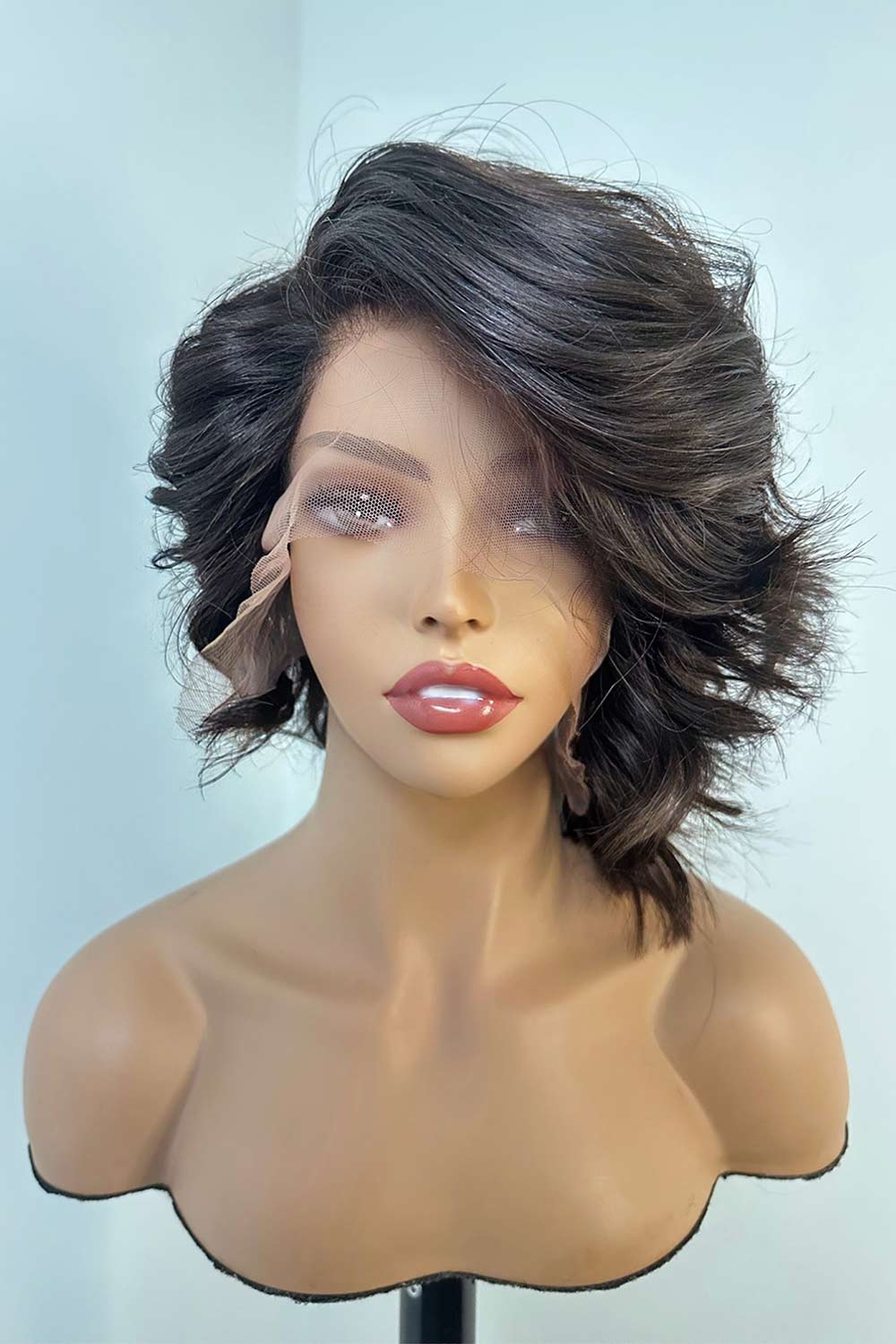 Designer Wigs - Bombshell Body Wave Short Compact 13*6 Lace Front Wig