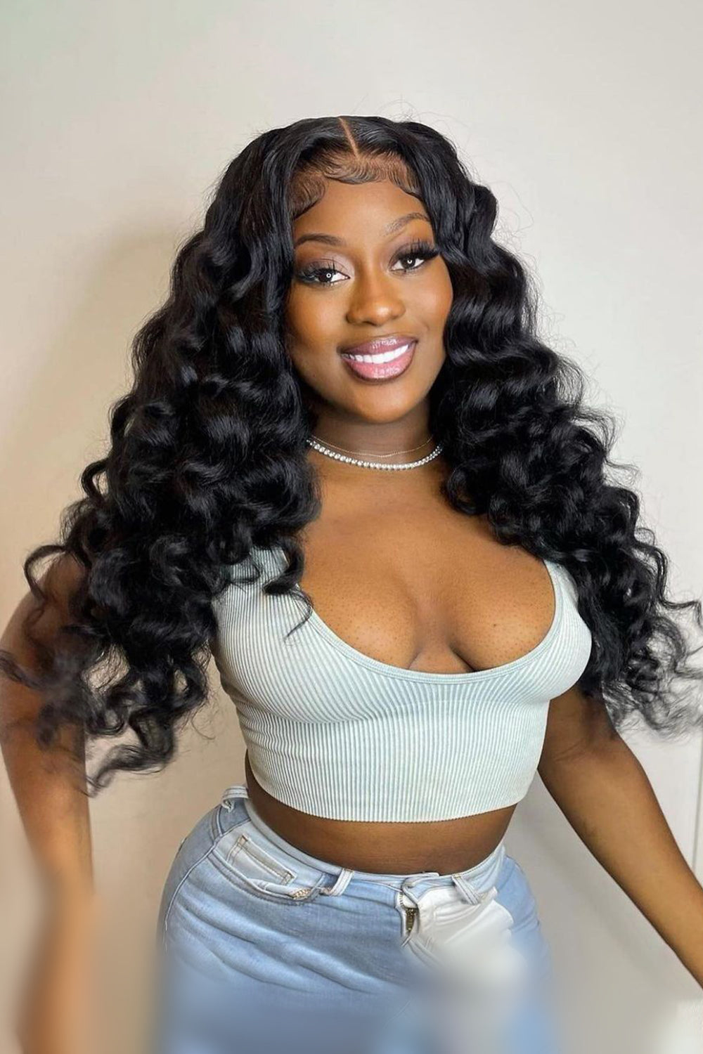 13x6 Glueless Hd Lace Loose Wave Wig-HD38
