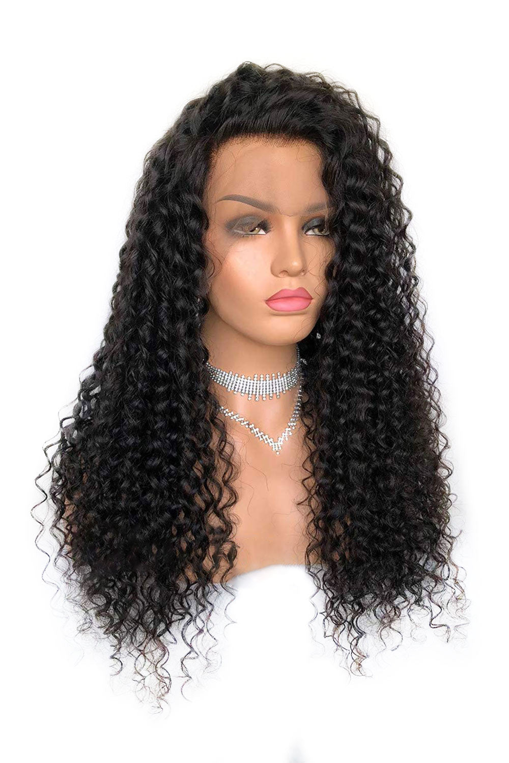 360 Lace Deep Curly Wigs 3604