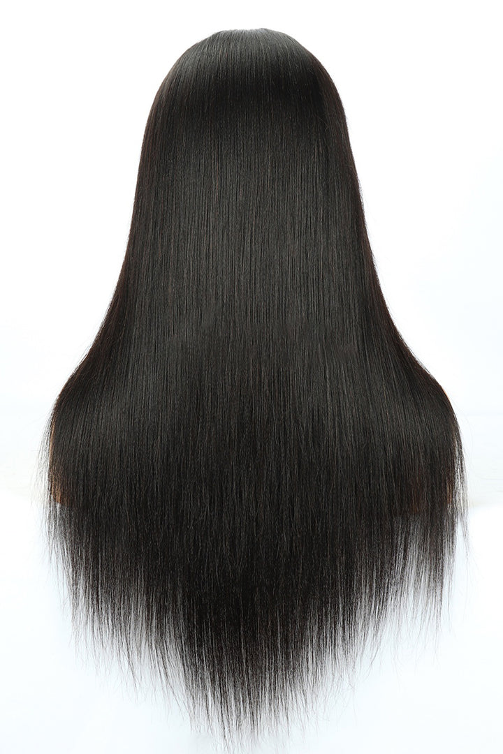 Perruques droites en dentelle 360 avec frange 3602