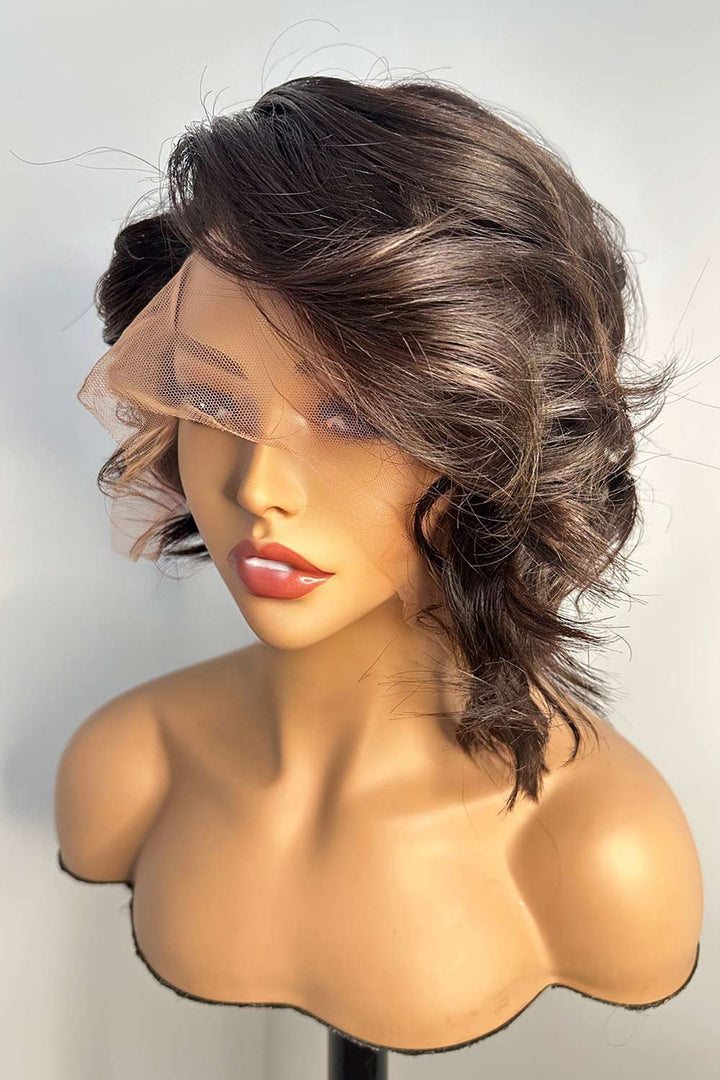 Designer Wigs - Bombshell Body Wave Short Compact 13*6 Lace Front Wig