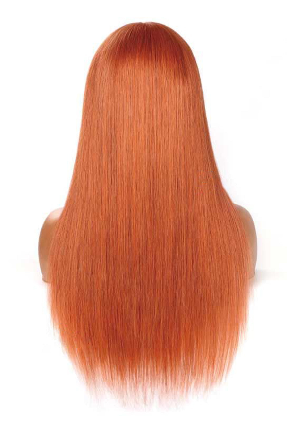 13x6 Glueless Hd Lace Wig Ginger Orange Straight-HD41