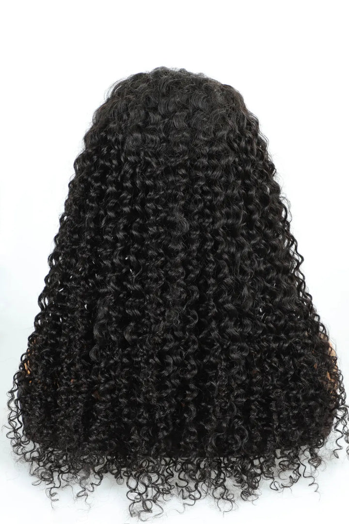 4b edge 13x6 hd lace frontal curl wig black view