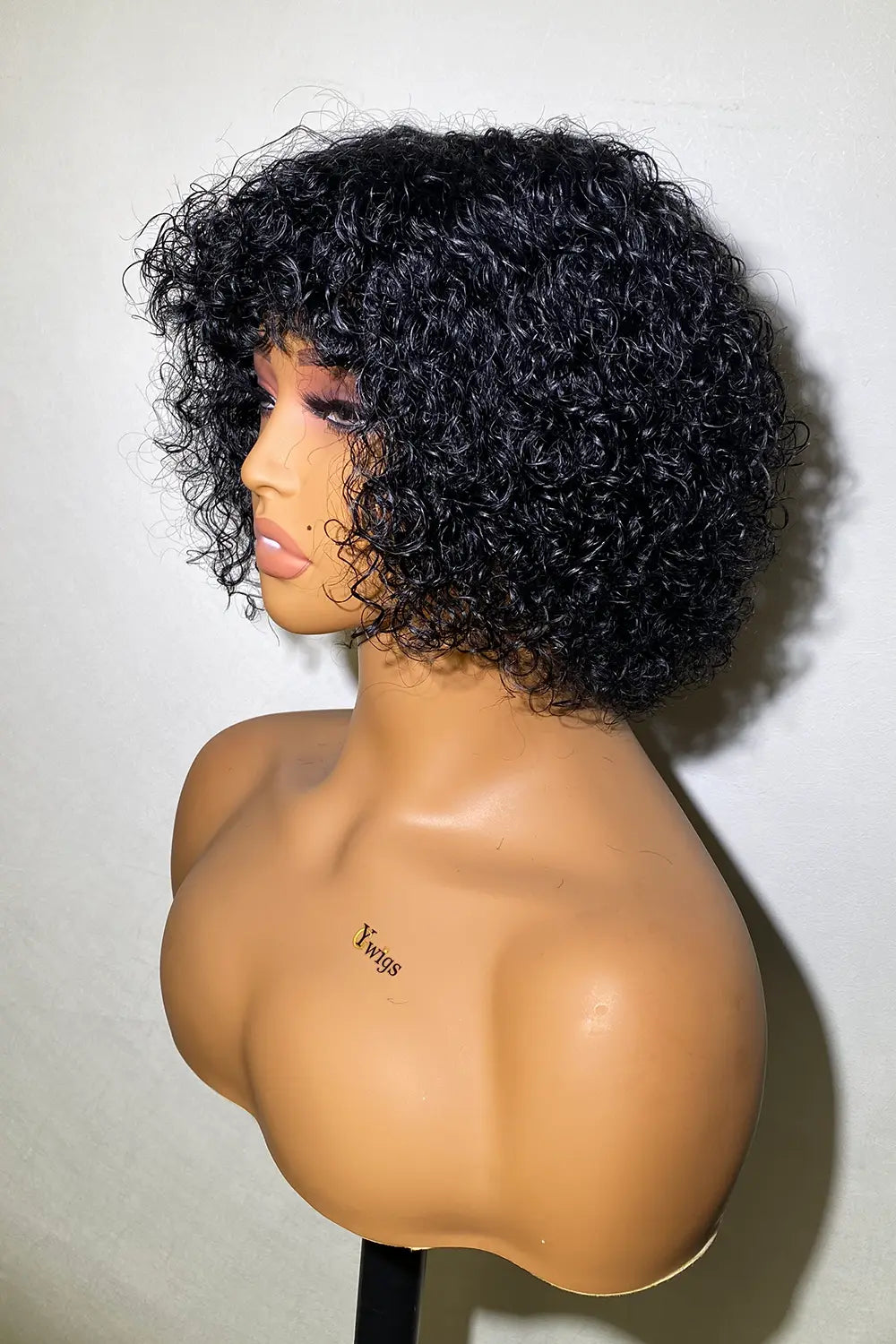 Designer Wigs-Ultra Natural Lightweight Bouncy Non Lace Wig With Bangs