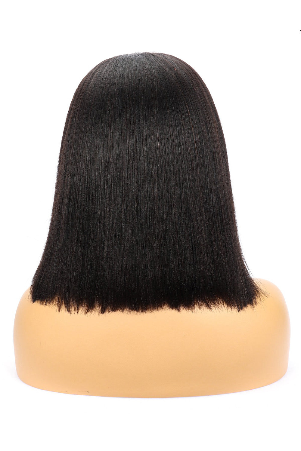 Estilos de peluca con diadema de cabello humano Yaki Straight Bob