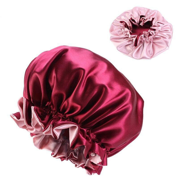 YGwigs Double Layer Women's Satin Night Sleep Bonnet With High-Grade Elastic Band SB01 - ygwigs