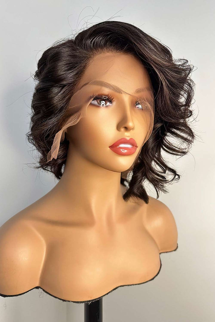 Designer Wigs - Bombshell Body Wave Short Compact 13*6 Lace Front Wig