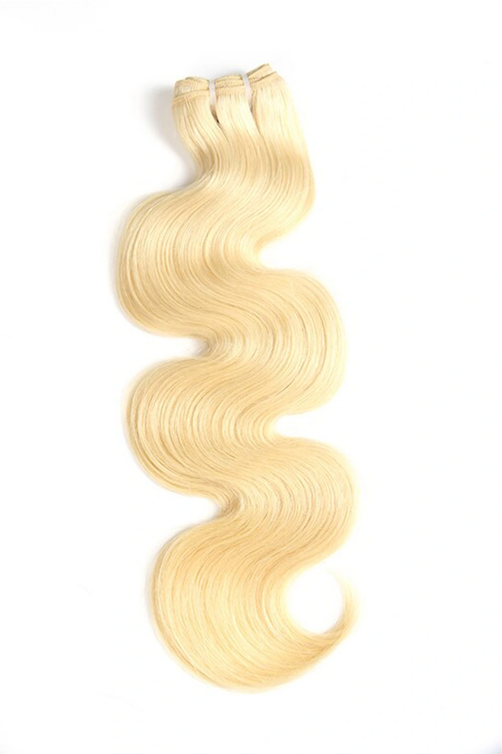613 Blonde Bundles Double Weft Sew-in Extensions Body Wave Virgin Hair