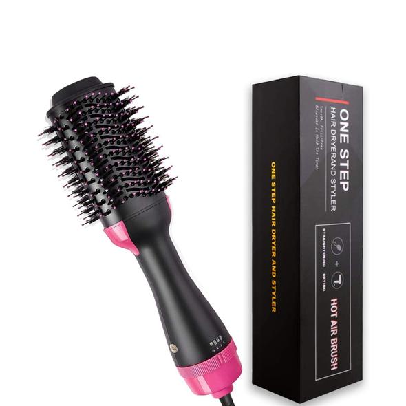 Peigne à air chaud-peigne à cheveux multifonctionnel à anions 3 en 1