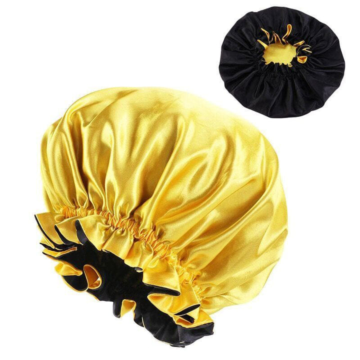 YGwigs Double Layer Women's Satin Night Sleep Bonnet With High-Grade Elastic Band SB01 - ygwigs