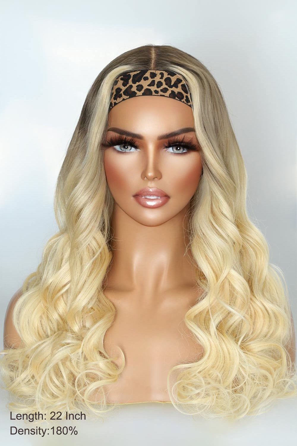 Lace Headband Wig 613 Dark Roots Body Wave-LH15