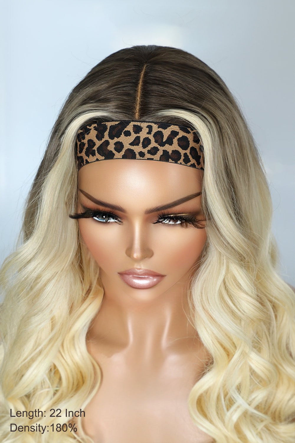 Lace Headband Wig 613 Dark Roots Body Wave-LH15