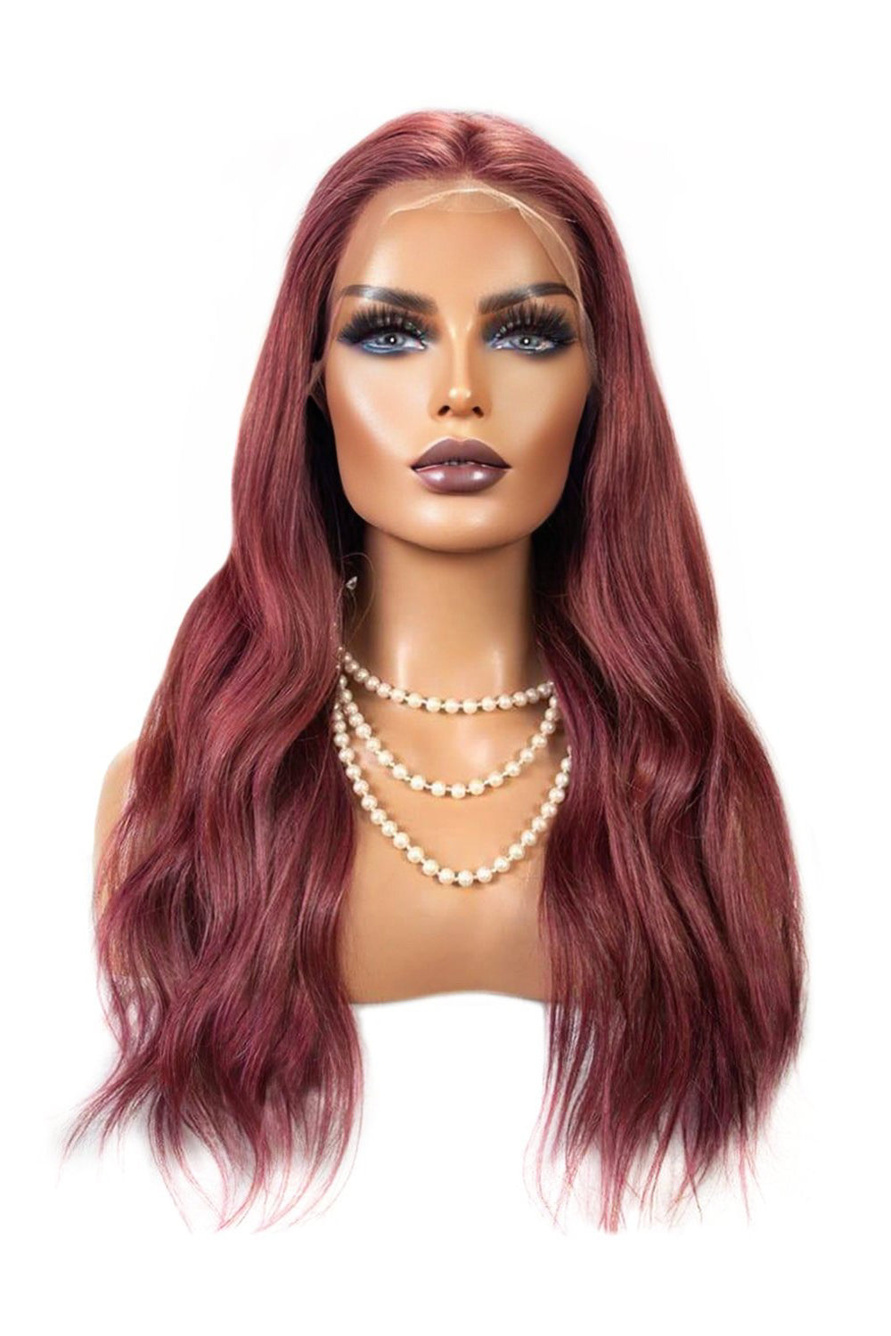 Perruque Lace Wig HD sans colle 13x6 99J Natural-HD54