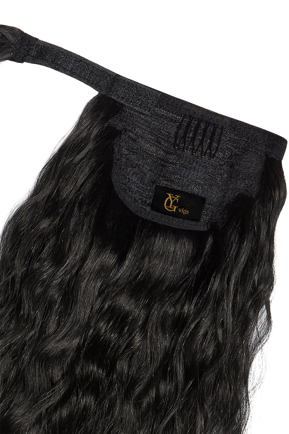 Loose Wave Natural Color Ponytails Wrap Around Extensions 120-150g