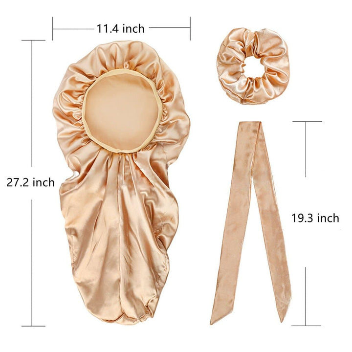 Sleeping Dreadlock Cap Night Sleep Hair Bonnet for Braids Curly Long Hair SB04 - ygwigs
