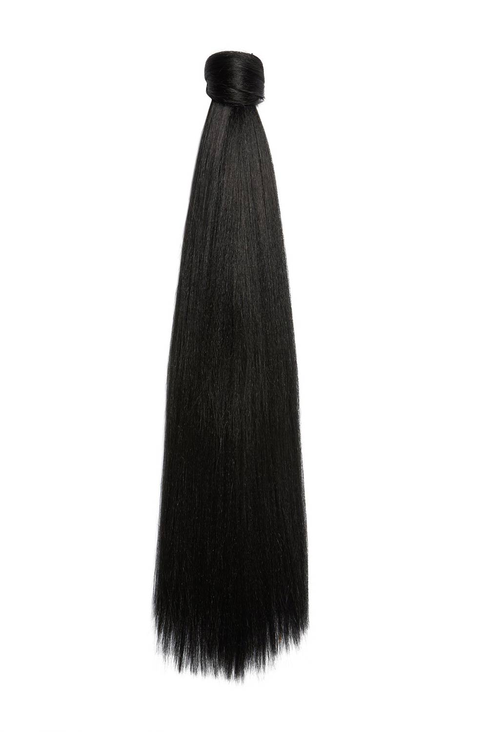 Straight Natural Color Ponytails Wrap Around Extensions 120-150g