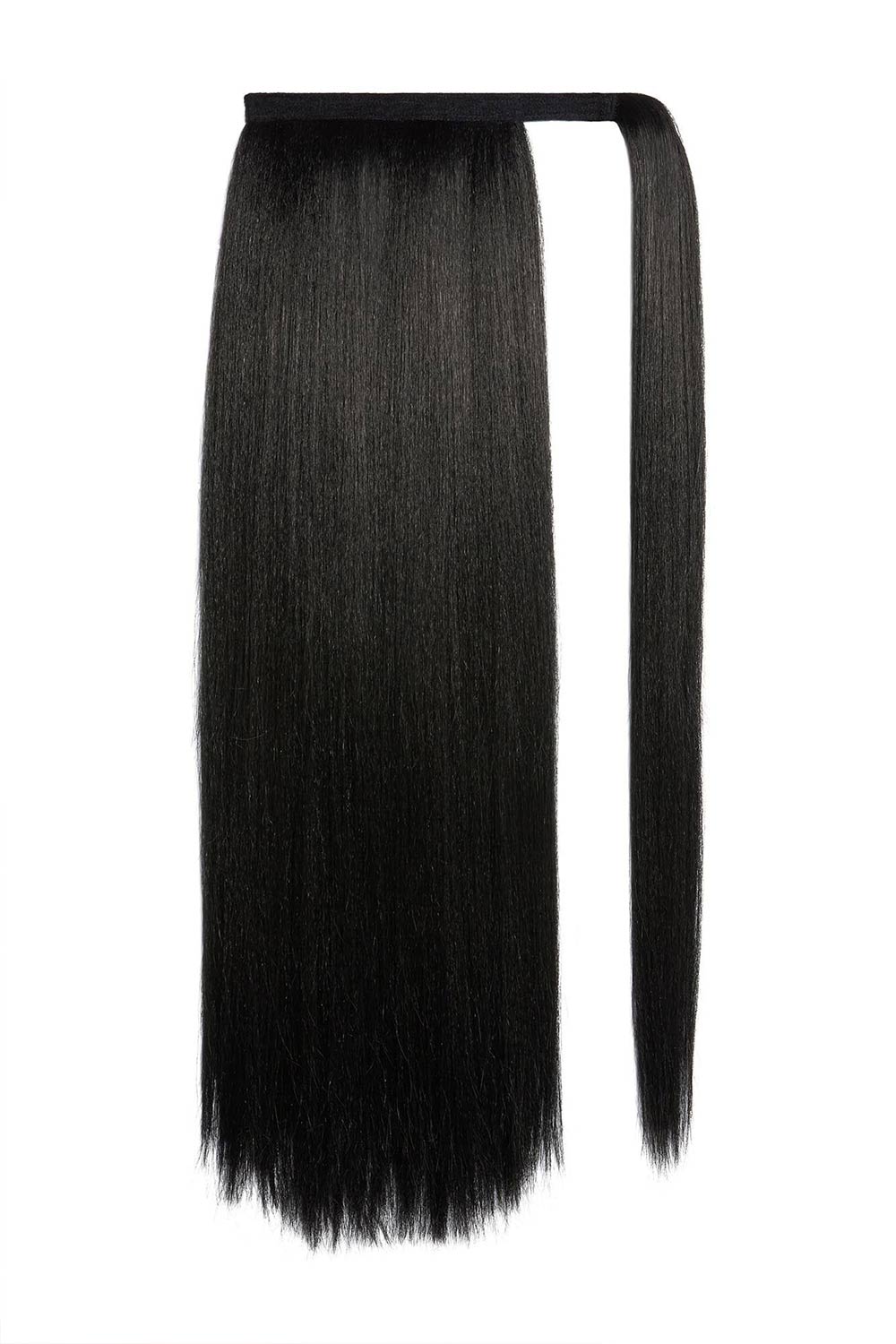 Straight Natural Color Ponytails Wrap Around Extensions 120-150g