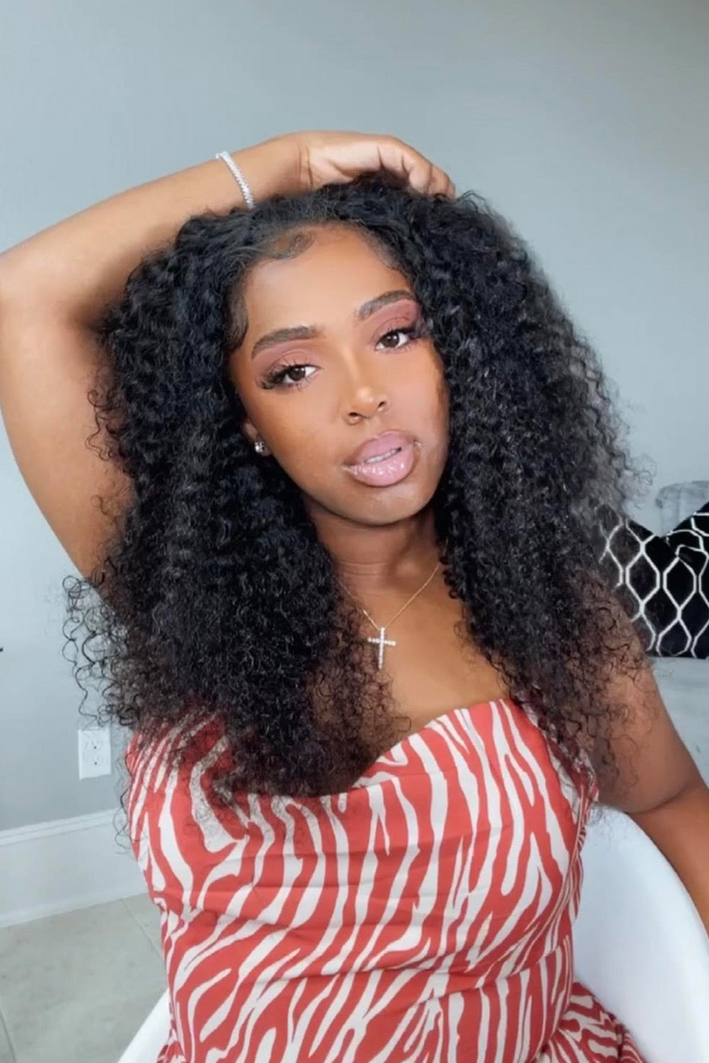 I-Part Wig Clip-in Curly-IP01