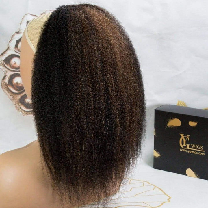 Ygwigs kinky straight highlight brown ponytail-2