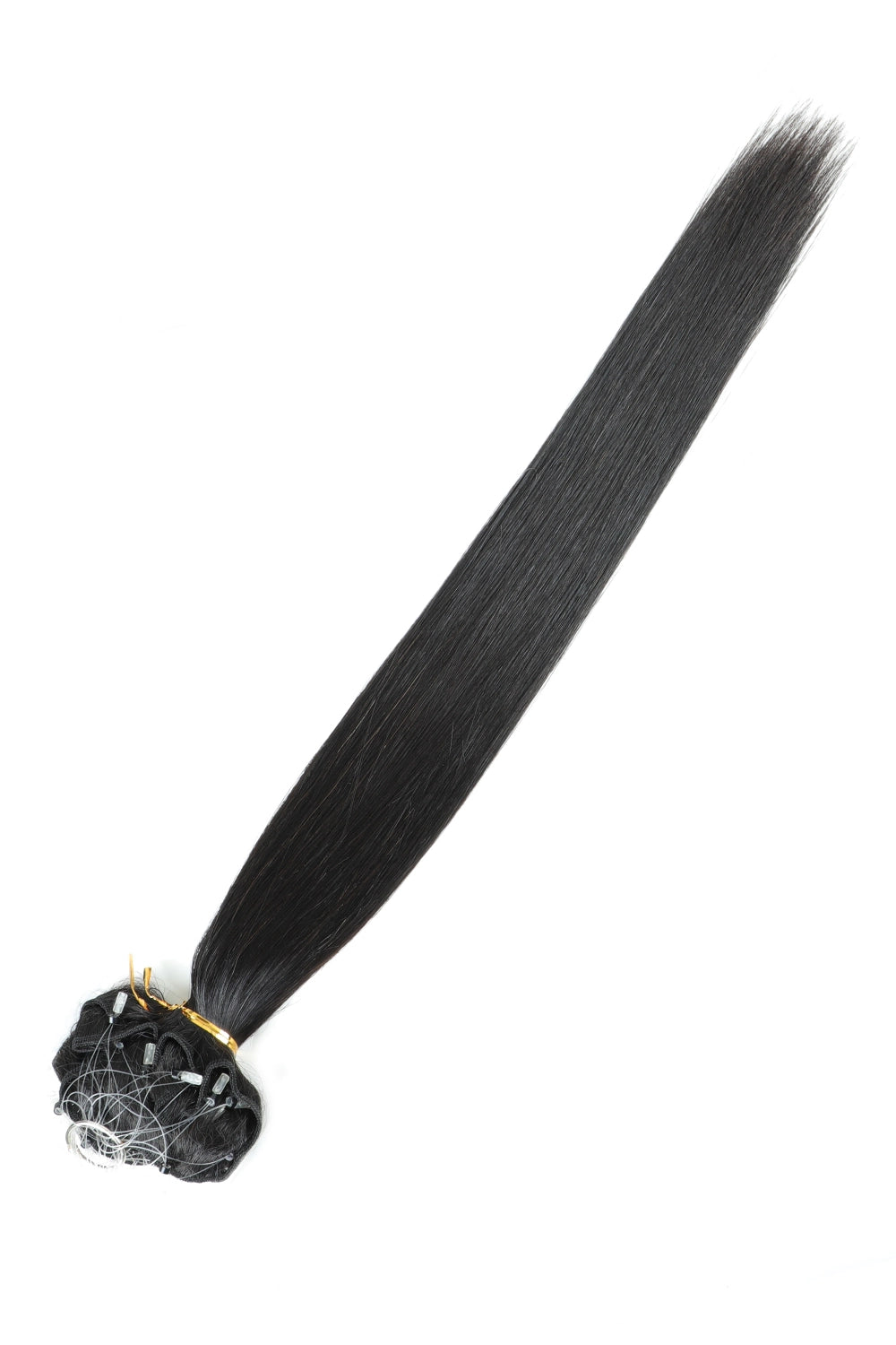 Extensions de cheveux à double trame Microlink avec cheveux humains microbilles droits