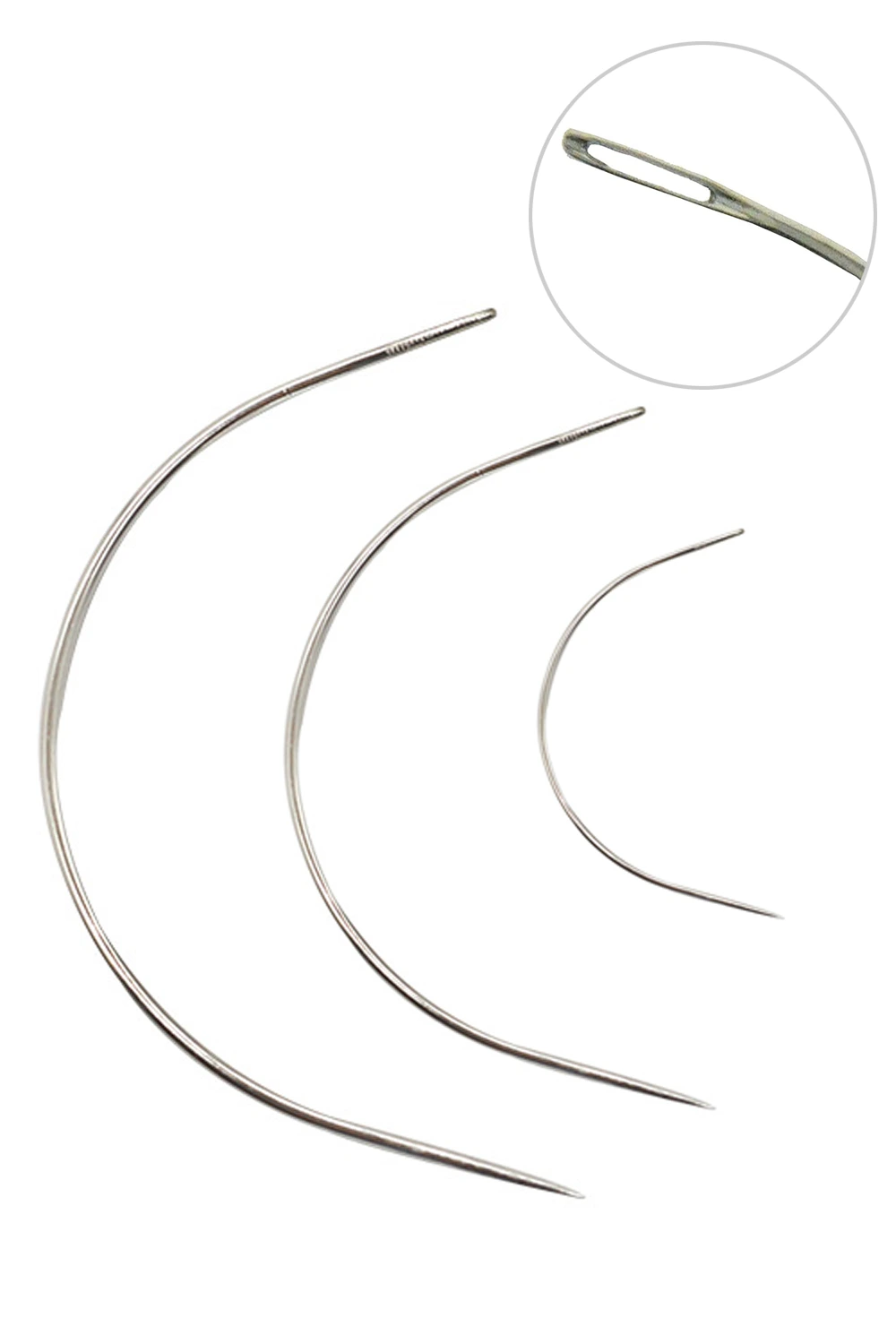 Steel weaving needles C type