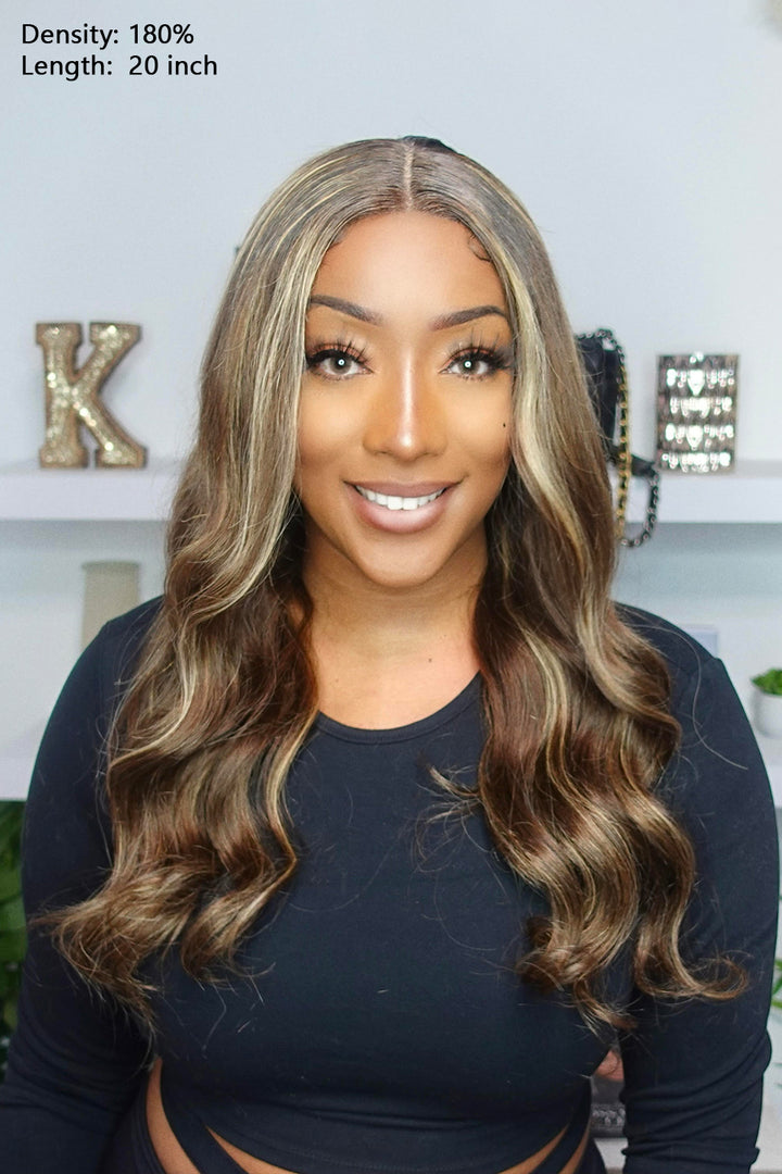 Tina T Part Lace Wig Highlight 27 # Wave-TP16