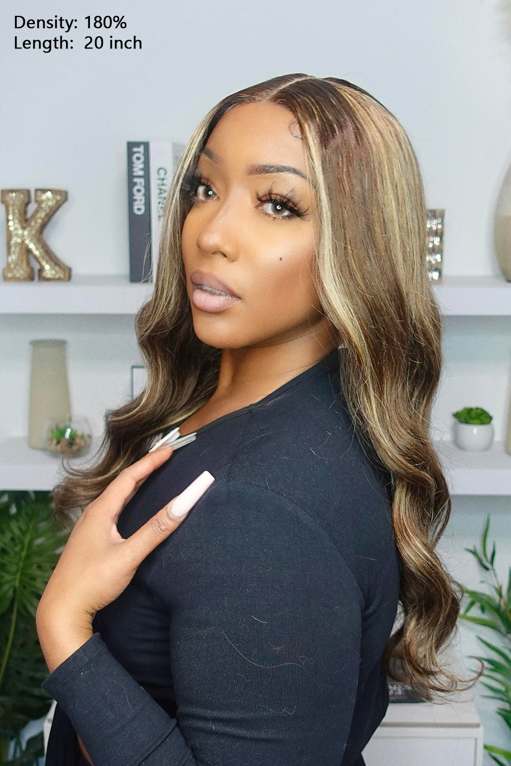 Tina T Part Lace Wig Highlight 27 # Wave-TP16