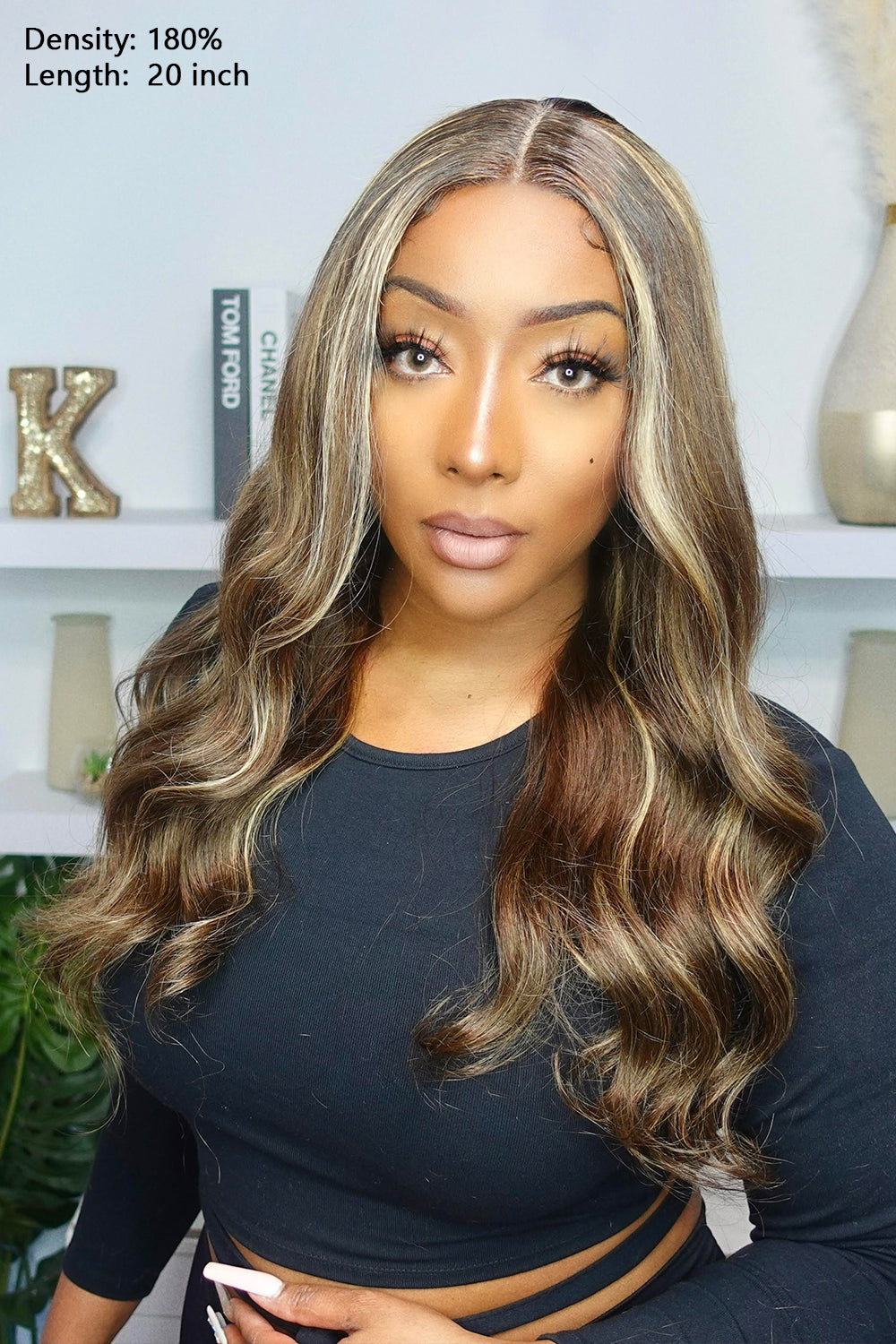 Tina T Part Lace Wig Highlight 27 # Wave-TP16