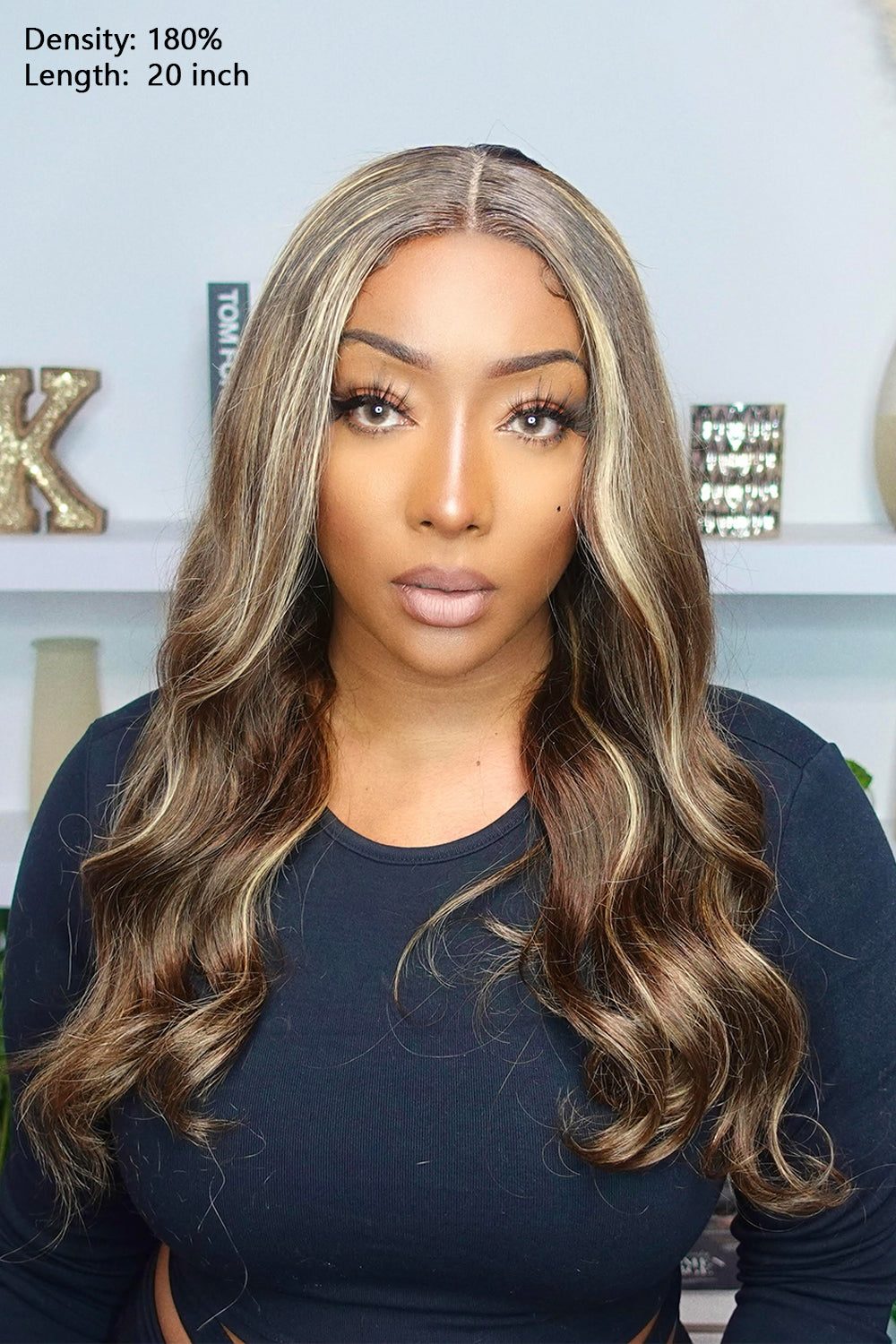 Tina T Part Lace Wig Highlight 27 # Wave-TP16
