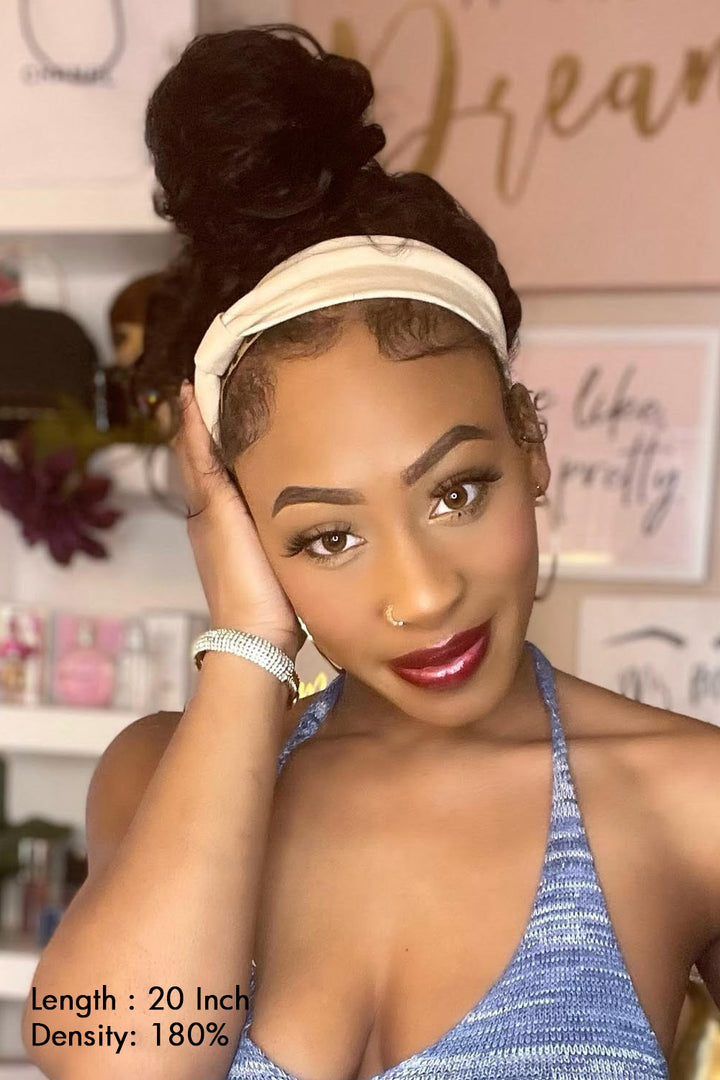 Lace Headband Wigs Loose Wave-LH01