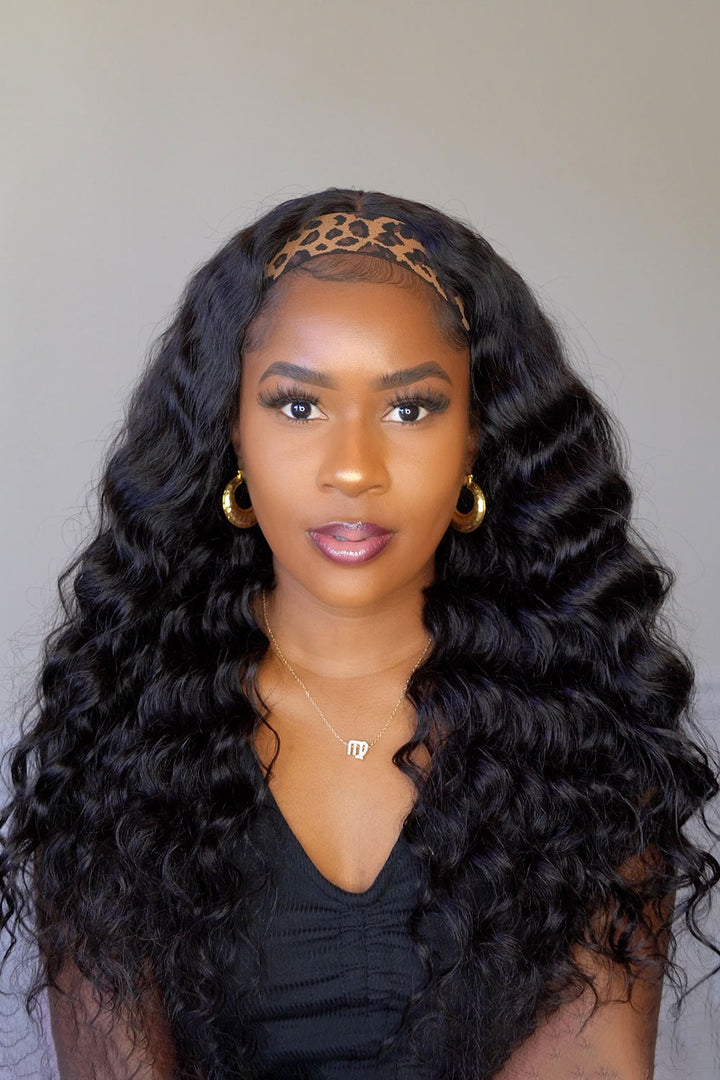 Lace Headband Wigs Loose Wave-LH01