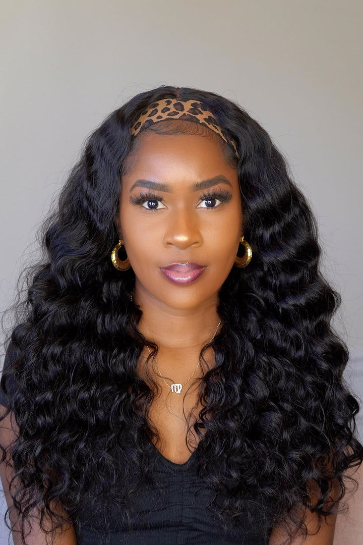 Lace Headband Wigs Loose Wave-LH01