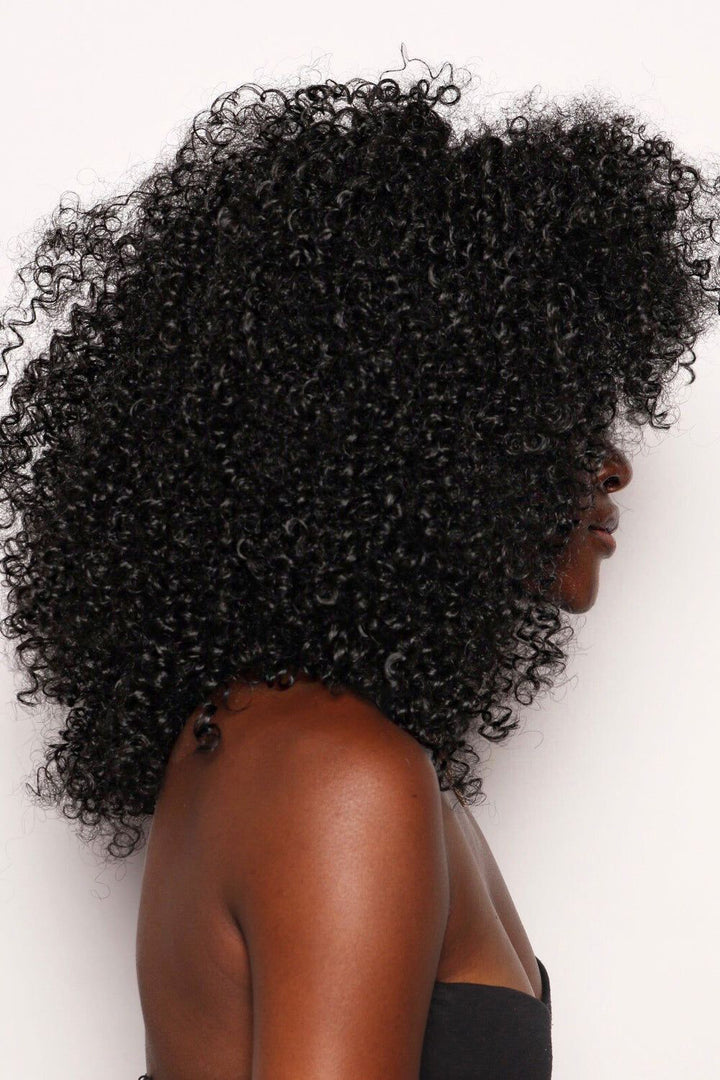Micro Ring Human Hair Kinky Curly Coily Extensions For Black Hair