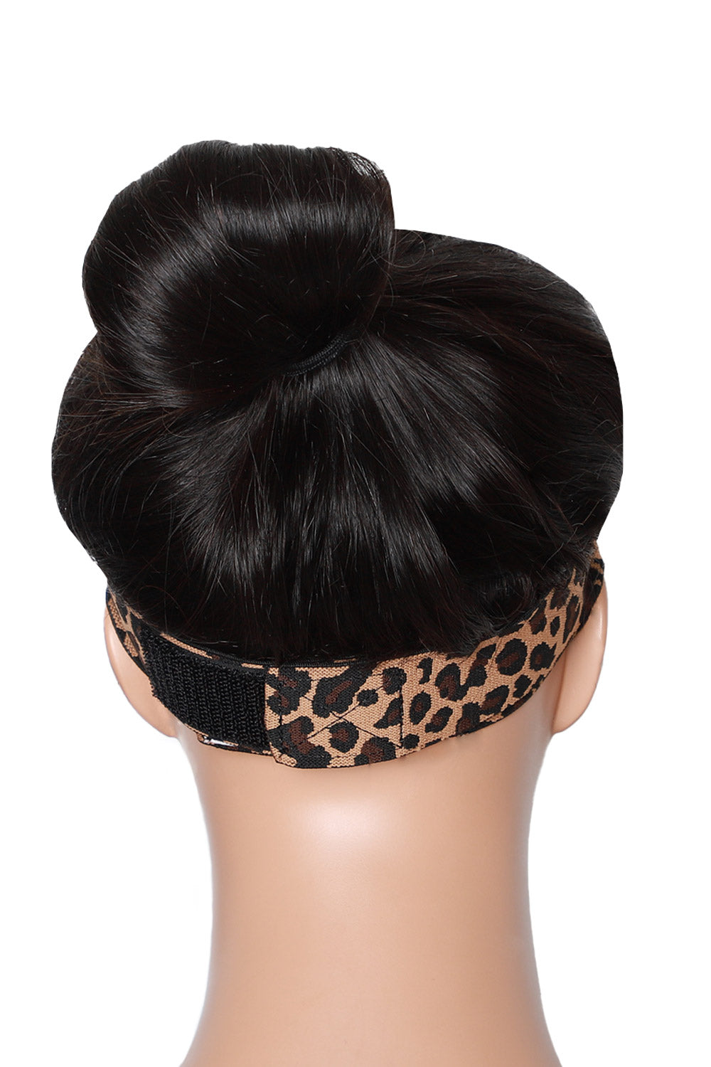 Peluca con diadema de encaje pelo liso-LH04