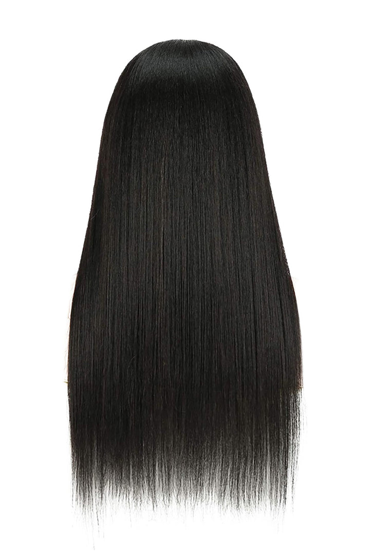 Peluca con diadema de encaje pelo liso-LH04