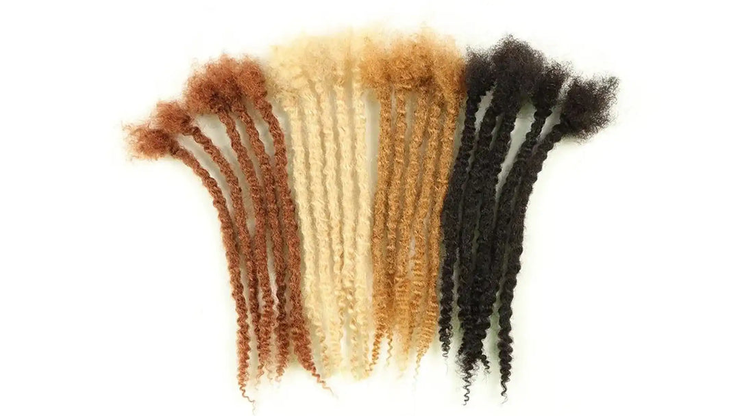 How to Create Human Hair Dreadlocks with Curls from Bulk Hair