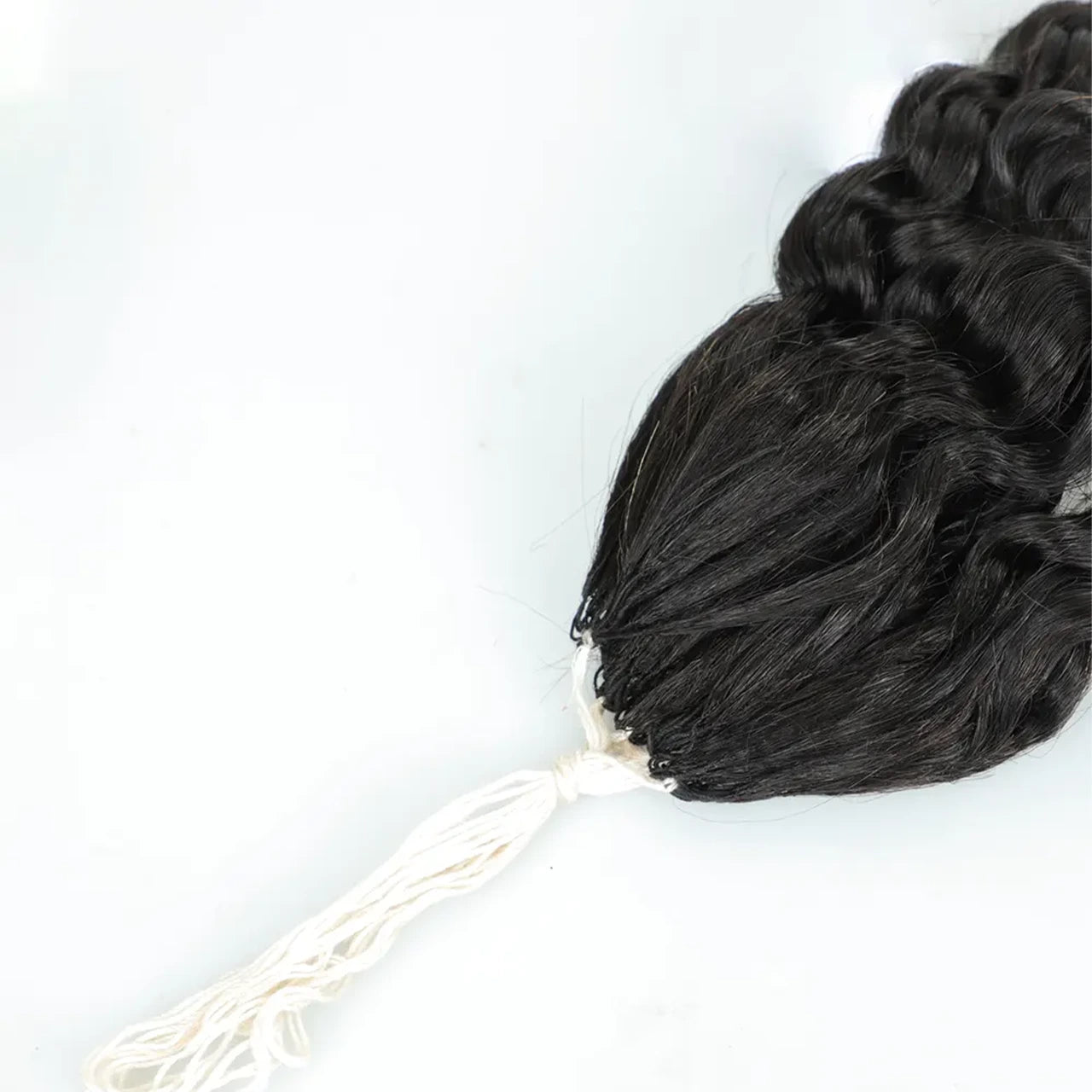 Feather Tip Hair Extensions Brazilian Remy Black Hair 125 Strands Ygwigs