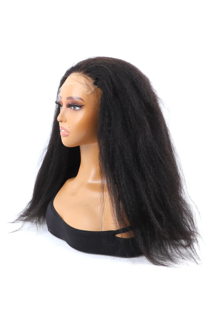 Kinky Straight Glueless Lightweight Crochet Wig with 5x5 HD Lace