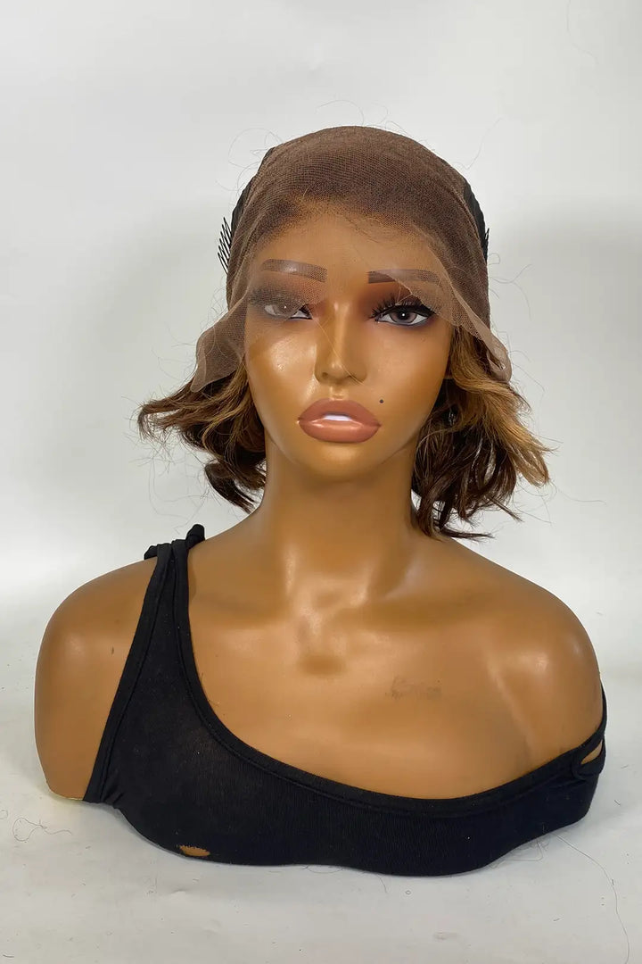 13x6HD-Body-Wave-Wig-16/22-Inch-#27-Nc/Bn Front View