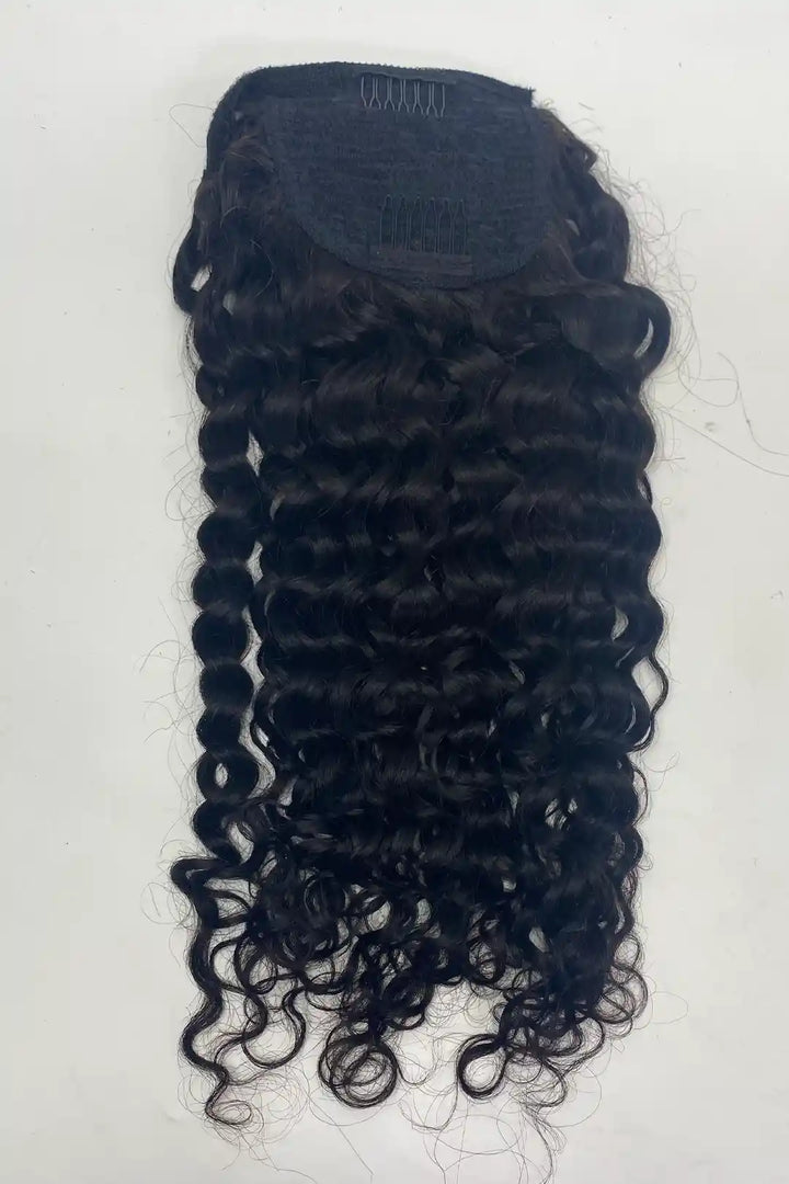 Loose Wave Wrap Around Ponytail 16 Inch Natural Color